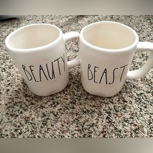 Beauty & Beast Rae Dunn Mugs